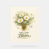 Prenez le temps de fleurir | Conception de bouquet (Recto)