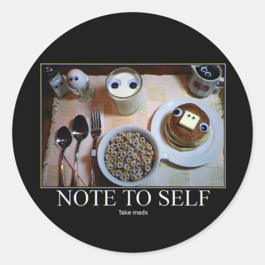 Prenez Meds ! autocollant (Devant)