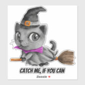PRENEZ-MOI SI VOUS POUVEZ AMUSER CHAT Sticker (Feuille)