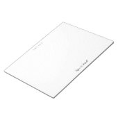 Prenez note Dotée Tear Off Bloc-notes | Votre nom (Incliné)