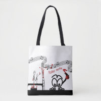 Prenez note Musique Professeur Funny Stickman Sac 