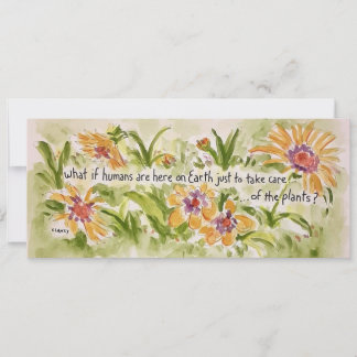 Prenez Soin De La Carte Plante