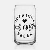 Prenez un peu de café glacé Break Bière Can Verre (Recto)