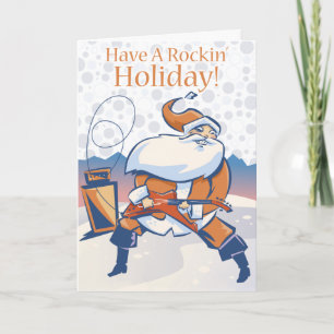 Prenez un Rockin Holiday ! Carte de voeux