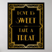 Prenez Un Signe Mariage Traiteur | Gatsby Art Déco (Devant)