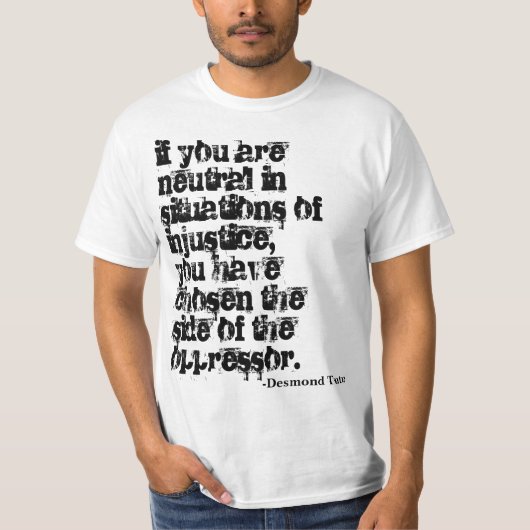 Prenez un T-shirt de support (Devant)