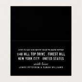 Prenez Un Verre À Notre Nouvelle Maison, Carte de  (Intérieur déplié)