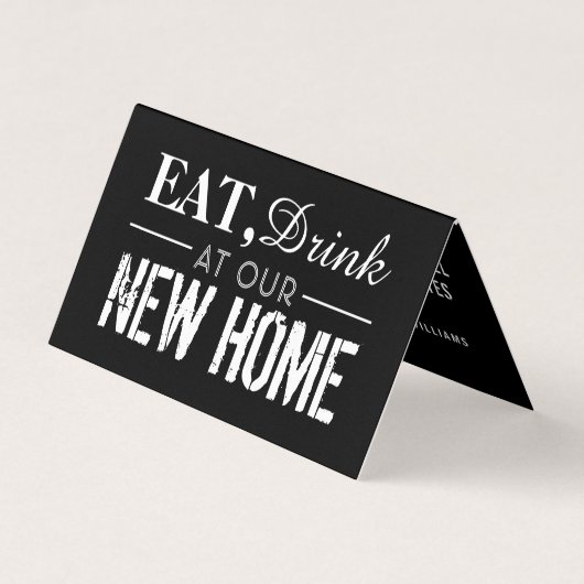 Prenez Un Verre À Notre Nouvelle Maison, Carte de  (Devant)