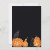 PRENEZ UN VERRE ET FAIRE PEUR Invitation à la fête (Dos)