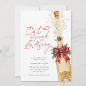 Prenez un verre et soyez joyeux Invitation de fête (Devant)