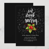 Prenez un verre et soyez joyeux Invitation de vaca (Devant / Derrière)