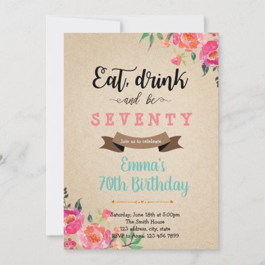 Prenez un verre et soyez joyeux, une carte d'anniv (Devant)