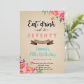 Prenez un verre et soyez joyeux, une carte d'anniv (Debout devant)