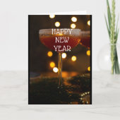 PRENEZ UN VERRE ET SOYEZ TRÈS JOYEUX CARTE DE VACA (Devant)