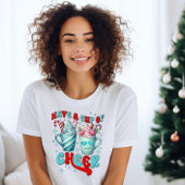 Prenez une coupe de T-shirt de Noël gaie