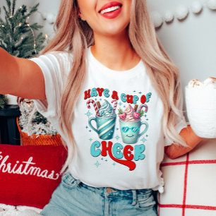 Prenez une coupe de T-shirt de Noël gaie