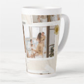 « Prenez une gorgée, faites une pause » Mug à Latt (Angle droit)
