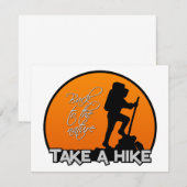 Prenez une invitation de hausse, personnalisable (Devant / Derrière)