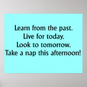 Prenez Une Poster Drôle Pour La Sieste (Devant)