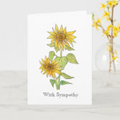 Prenez une profonde inspiration Sunflower Carte de (Fleur jaune)