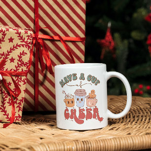 Prenez une tasse de joie : Noël Boire du café Mug