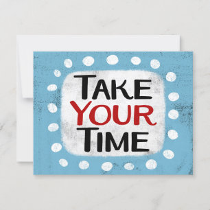 Prenez votre carte de voeux du temps