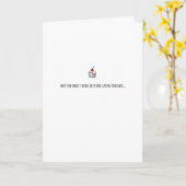 Prenez votre gâteau et mangez-le - Carte d'anniver (Fleur jaune)