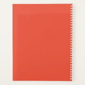 Prénom ANNÉE Orange Blanc Moderne Fun (Dos)