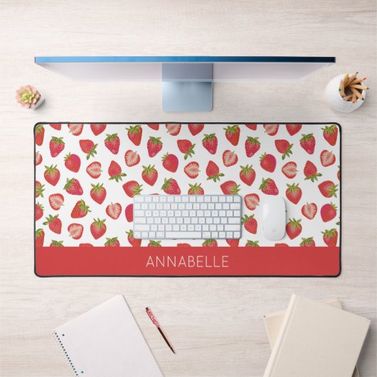 Prénom du Motif de fraises (Bureau 1)