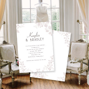 Prénoms Léger Mariage Frontière Invitations