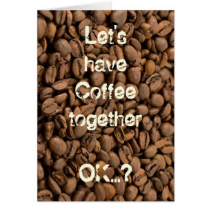 Prenons le café ensemble.