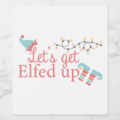 Prenons le étiquette de vin elfed (Étiquettes simples)