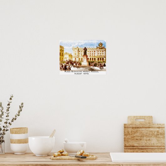 prent van Nancy Frankrijk Poster (Keuken)