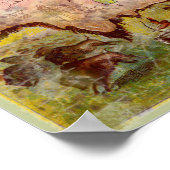  prentkaart van het Indische Gebied Oklahoma Poster (Hoek)