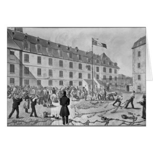 Préparation de shackling des convicts