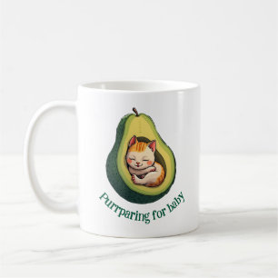 Préparation pour bébé Mug Avocat Chat Mignon Gross