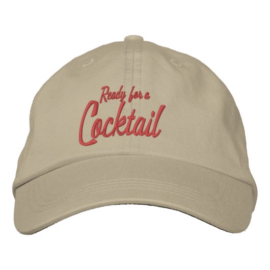 Préparez pour un casquette de papa de cocktail (Devant)