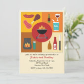 Préparez pour une invitation de barbecue (Debout devant)