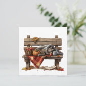 Preparing my Halloween potion Feestdagenkaart (Staand voorkant)