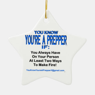 PREPPER 00002 KERAMISCH ORNAMENT