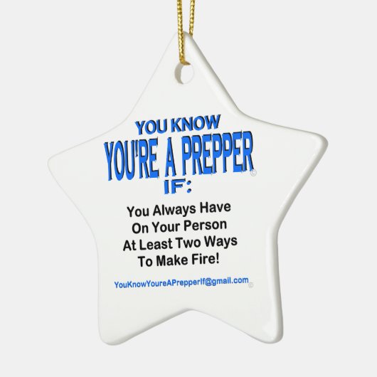 PREPPER 00002 KERAMISCH ORNAMENT (Links)