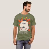 Prepper Hamster koopt virus T-shirt (Voorkant volledig)