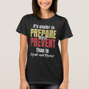 Prepper Survivalist and Bushcrafting Levert Quot T-shirt