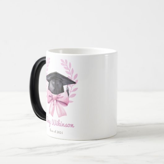 Preppy Afstuderen Canvas tas 2024 Magische Mok (Voorkant links)