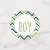 Preppy Alligator Baby shower Confetti Decoraties (Kleine voorkant)