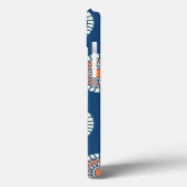 Preppy arabesque polka stit stip tribal patroon Case-Mate iPhone case (Achterkant / Links)