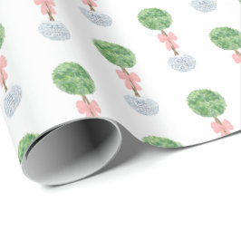 Preppy Baby Meisje Douche Boxwood Topiary Ginger J Cadeaupapier