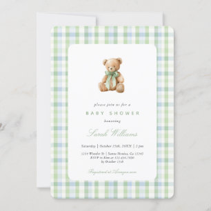 Preppy Beer Baby Shower Jongen Kaart