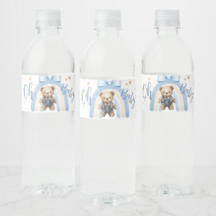 Preppy Beer Overall Jongen Casual Baby Shower Waterfles Etiket