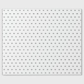 Preppy Black Bow Cadeaupapier (Vlak)